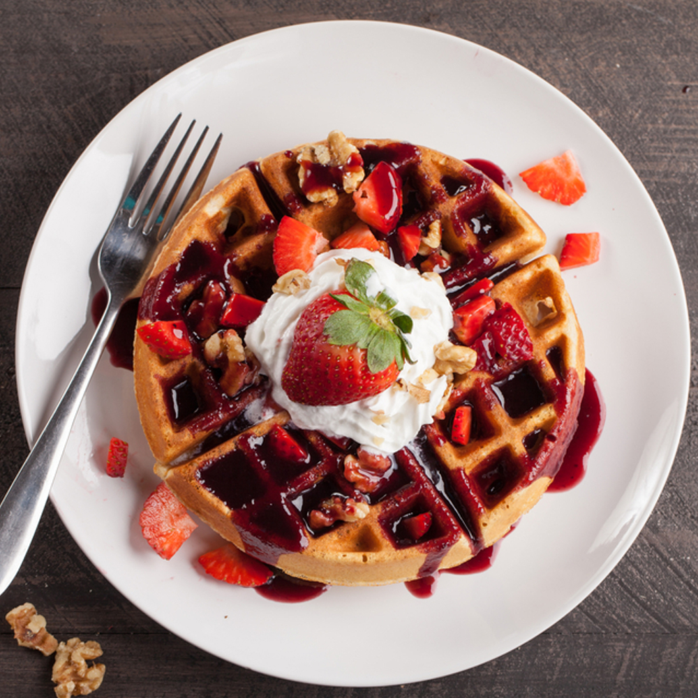 Strawberry Flavored Waffle Sauce
