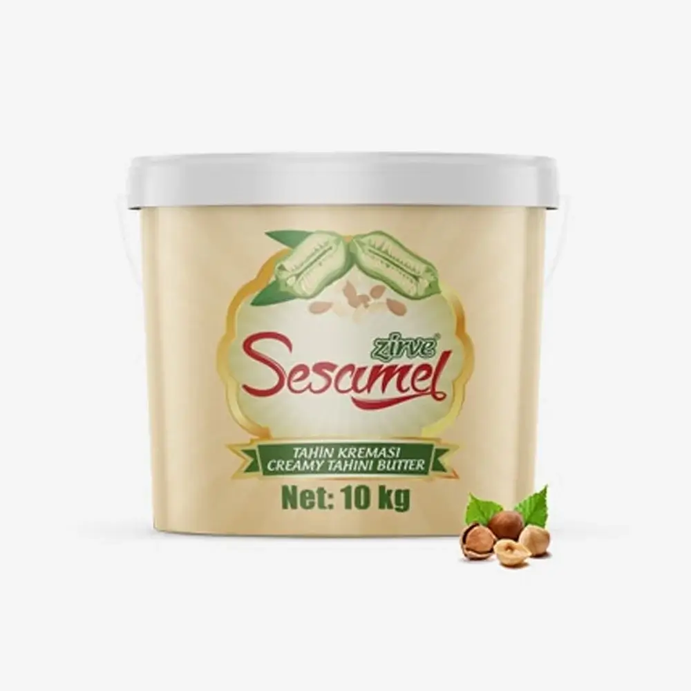 Sesamel Tahini Cream with Hazelnut Particles